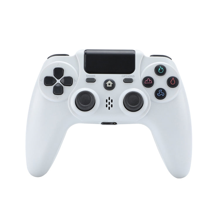 ZR486 Wireless Game Controller For PS4, Product color: White - Gamepads by PMC TechLife | Online Shopping South Africa | PMC TechLife