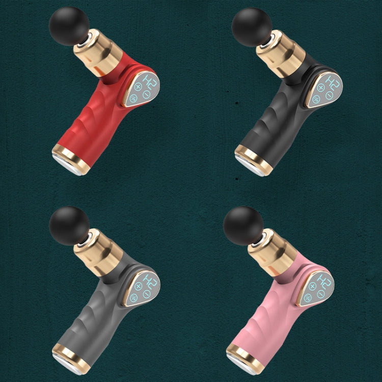 Mini Fascia Gun Small LCD Screen Muscle Massager(018 Black) - free shipping - PMC TechLife - Order now!