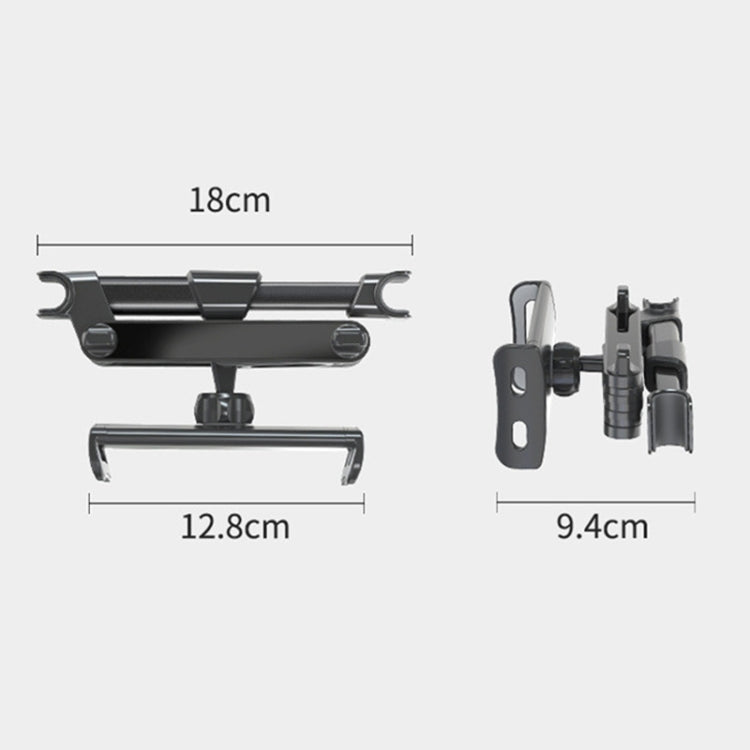 Car Seat Telescopic Bracket Car Rear Pillow Mobile Phone Bracket, Colour: 06 Upgrade Version Black - Car Holders by PMC TechLife | Online Shopping South Africa | PMC TechLife