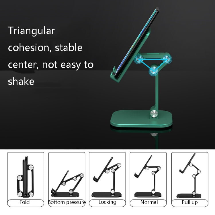 CYX-PH2 Mobile Phone Tablet Desktop Bracket Folding Telescopic Phone Bracket(White) - Desktop Holder by PMC TechLife | Online Shopping South Africa | PMC TechLife