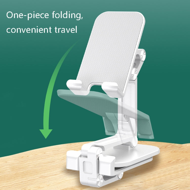 CYX-PH2 Mobile Phone Tablet Desktop Bracket Folding Telescopic Phone Bracket(White) - Desktop Holder by PMC TechLife | Online Shopping South Africa | PMC TechLife