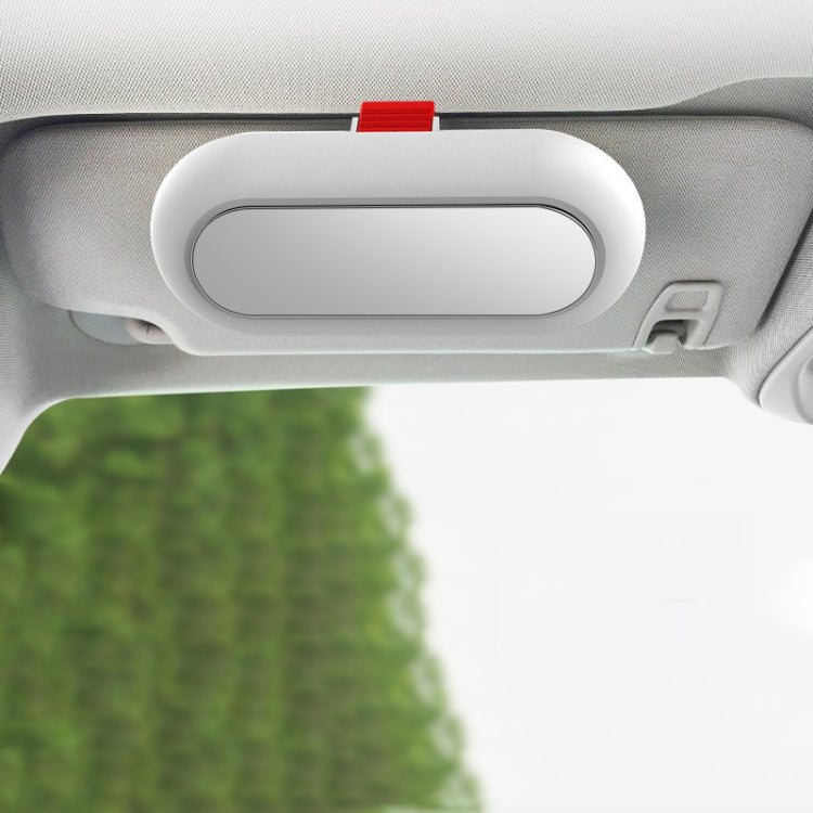 Car Glasses Case Multi-Function Automobile Inner Visor Storage Card(White) - Sunglasses & Glasses Clips by PMC TechLife | Online Shopping South Africa | PMC TechLife