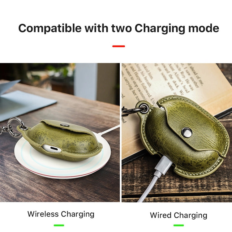 CONTACTS FAMILY CF1123B for Huawei FreeBuds Pro Leather Protective Case with Necklace Lanyard(Red) - Huawei Earphone Case by CONTACTS FAMILY | Online Shopping South Africa | PMC TechLife | Buy Now Pay Later Mobicred