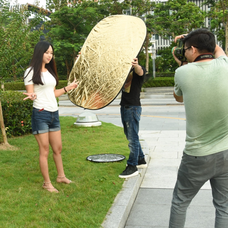90 x 120cm 5-in-1 Silver / Soft / Gold / White / Black Folding Photo Studio Reflector Board -  by PMC TechLife | Online Shopping South Africa | PMC TechLife