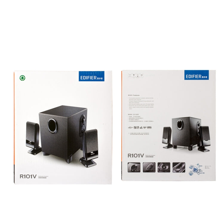 EDIFIER R101V Laptop Audio Home Mini Subwoofer, US Plug(Black) - free shipping - PMC TechLife - Order now!