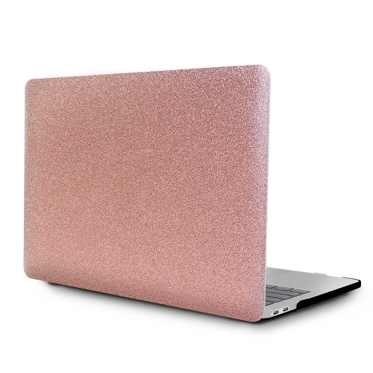 For MacBook Air 13 A1932 / A2179 / A2337 Plane PC Laptop Protective Case (Flash Rose Gold) - MacBook Air Cases by PMC TechLife | Online Shopping South Africa | PMC TechLife