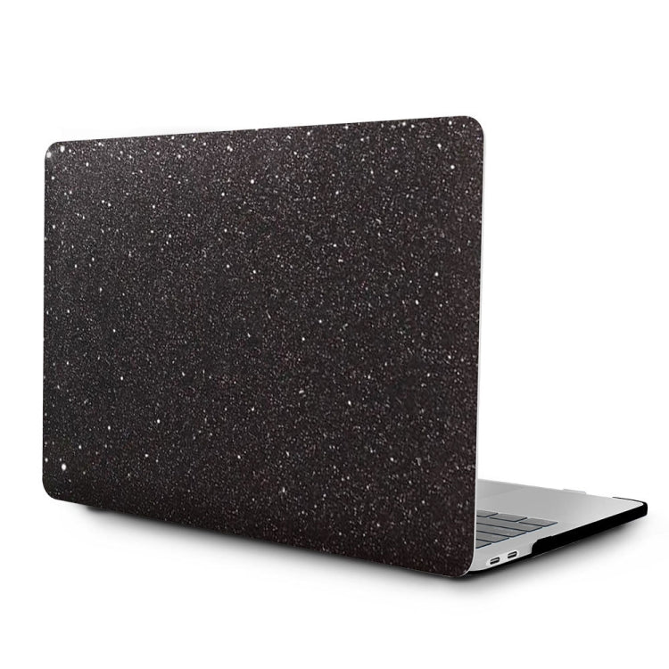 For MacBook Air 13 A1932 / A2179 / A2337 Plane PC Laptop Protective Case (Pure Black) - MacBook Air Cases by PMC TechLife | Online Shopping South Africa | PMC TechLife