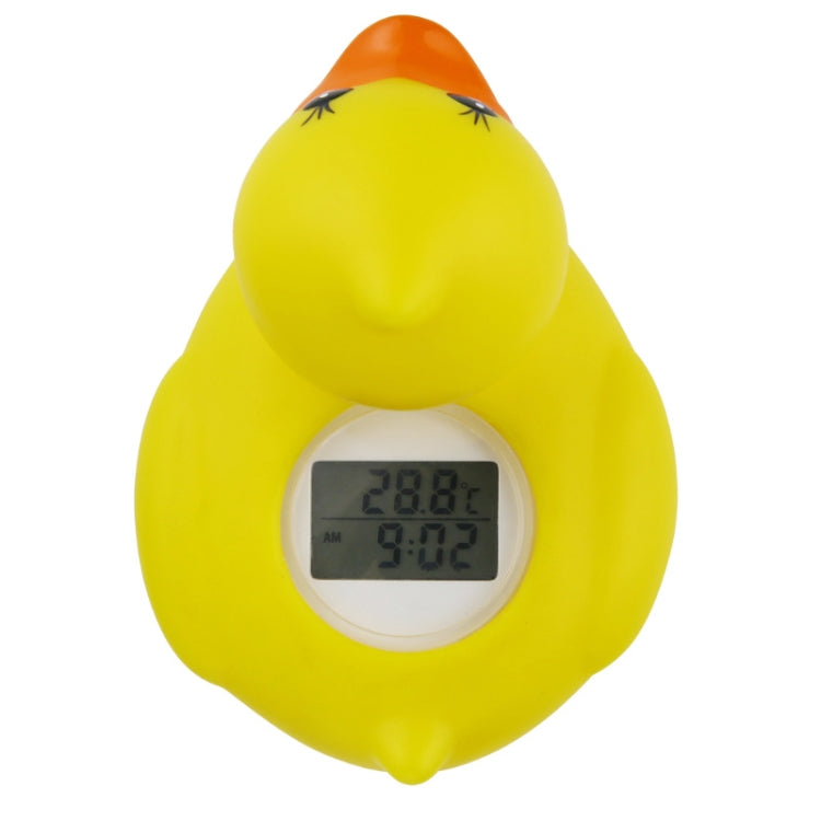 AF-023 Baby Bathing Yellow Duck Water Thermometer With Temperature and Time(Yellow) - Digital Thermometer by PMC TechLife | Online Shopping South Africa | PMC TechLife | Buy Now Pay Later Mobicred