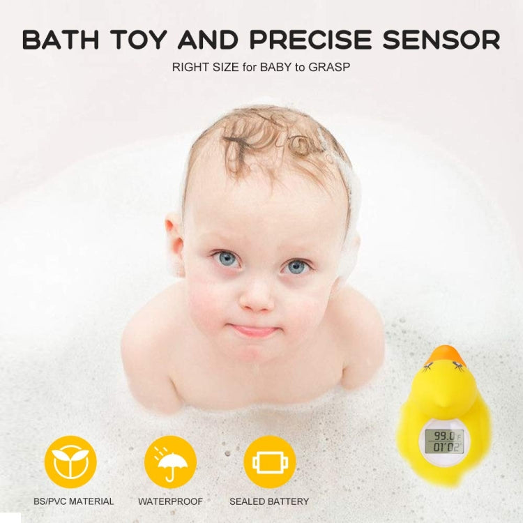 AF-023 Baby Bathing Yellow Duck Water Thermometer With Temperature and Time(Yellow) - Digital Thermometer by PMC TechLife | Online Shopping South Africa | PMC TechLife | Buy Now Pay Later Mobicred