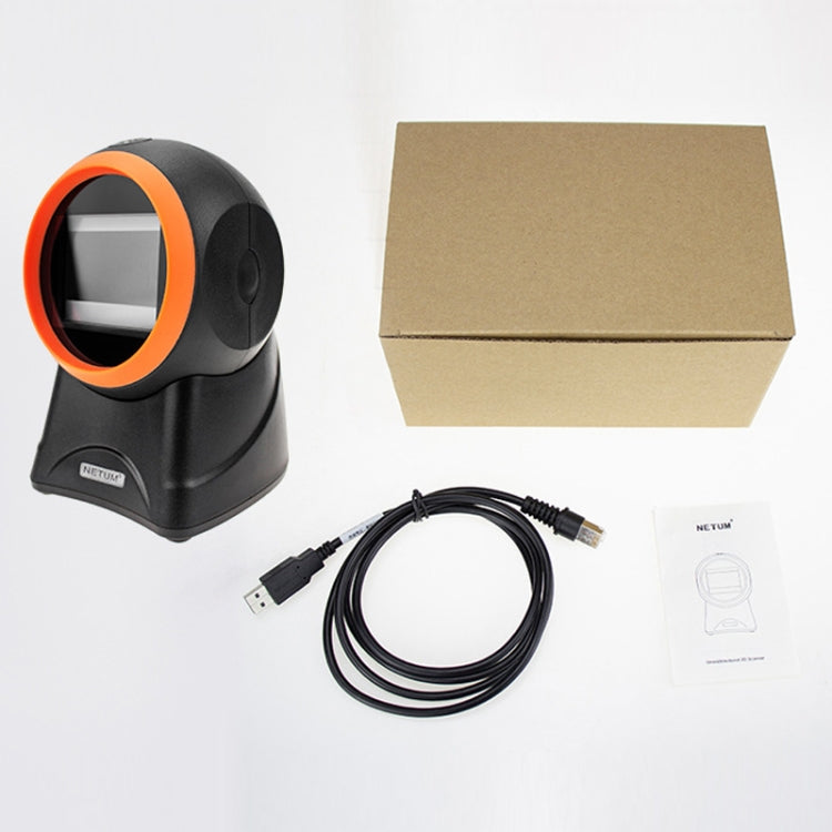 NETUM 2055 Supermarket Cashier Barcode QR Code Scanner Desktop Vertical Scanner, Specification��� Regular Version - free shipping - PMC TechLife - Order now!