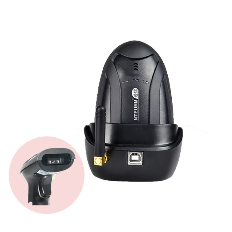 NETUM H3 Wireless Barcode Scanner Red Light Supermarket Cashier Scanner With Charger, Specification: One-dimensional - free shipping - PMC TechLife - Order now!