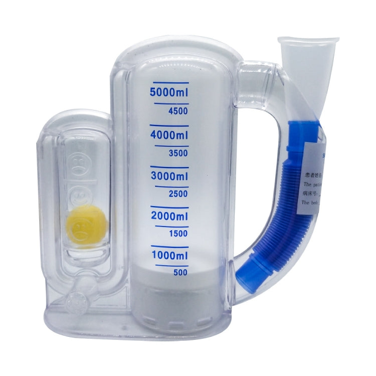 Respiratory Training Device Lung Capacity Training Pulmonary Function Exercise Rehabilitation Device, Specification: Single Ball  5000ml - Others by PMC TechLife | Online Shopping South Africa | PMC TechLife