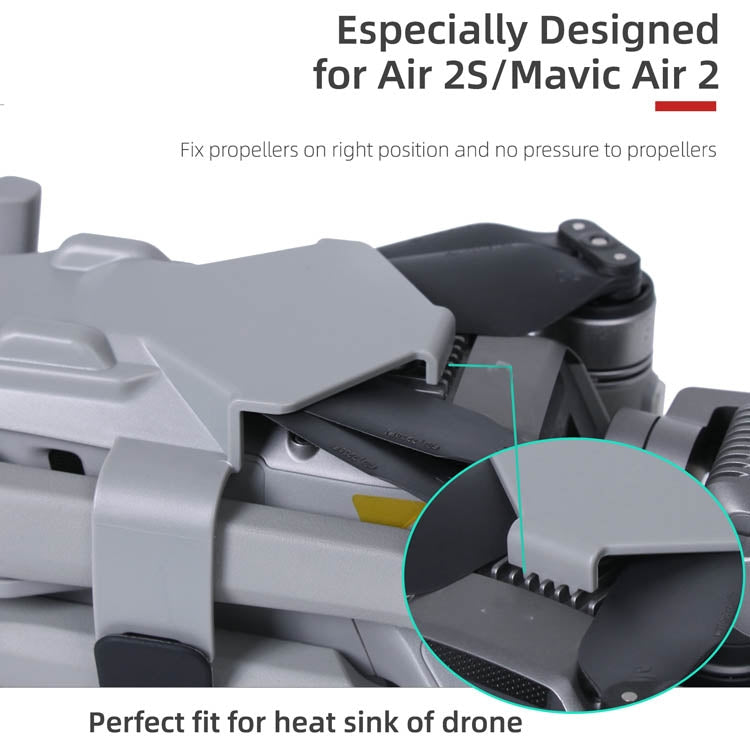 Sunnylife A2S-Q9358 Blade Holder Fixed Propeller Fixer Guard for DJI Air 2S / Mavic Air 2(Red) - Other by PMC TechLife | Online Shopping South Africa | PMC TechLife | Buy Now Pay Later Mobicred