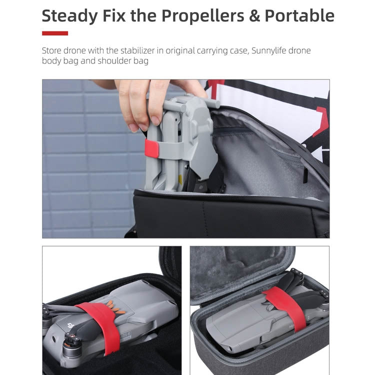 Sunnylife A2S-Q9358 Blade Holder Fixed Propeller Fixer Guard for DJI Air 2S / Mavic Air 2(Red) - Other by PMC TechLife | Online Shopping South Africa | PMC TechLife | Buy Now Pay Later Mobicred