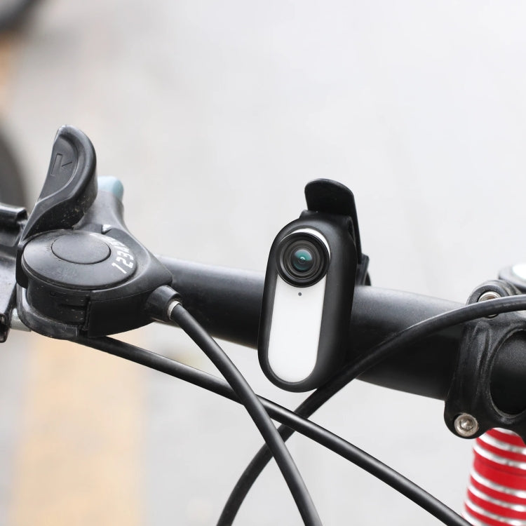 Sunnylife  IST-Q9335 Camera Strap Silicone Protective Cover Wristband Palm Backpack Bicycle Strap Cat Collar For Insta360 GO2(Black) - Others by Sunnylife | Online Shopping South Africa | PMC TechLife | Buy Now Pay Later Mobicred