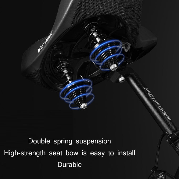 WEST BIKING Bicycle Riding Big Butt Comfortable Saddle(Black Hollow Windshield) - free shipping - PMC TechLife - Order now!
