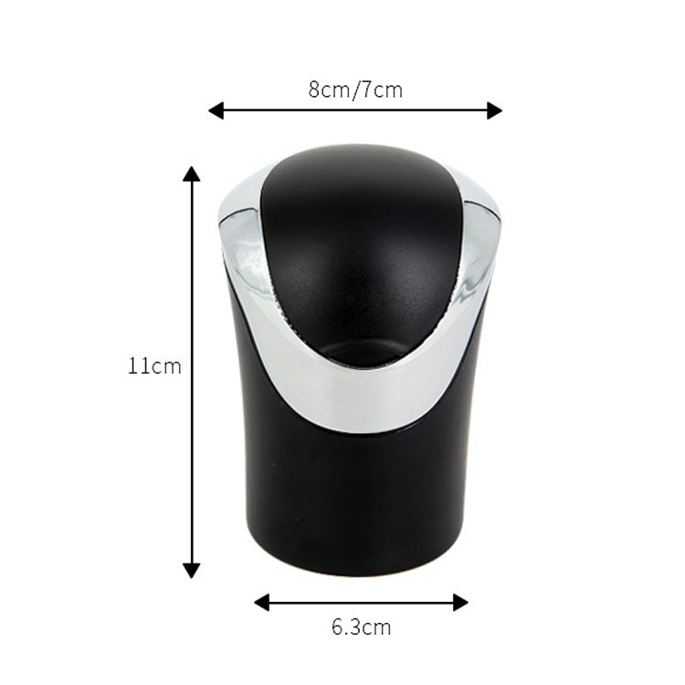 N10 Mini Car Loaded Ashtray With Lamp And Cover Car Supplies(Silver) - Ashtrays by PMC TechLife | Online Shopping South Africa | PMC TechLife