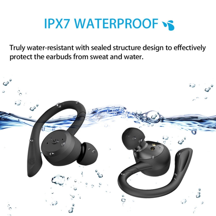 BE1032 Ear-mounted Waterproof Sports TWS Wireless Bluetooth Earphone(Rose Red) - TWS Earphone by PMC TechLife | Online Shopping South Africa | PMC TechLife
