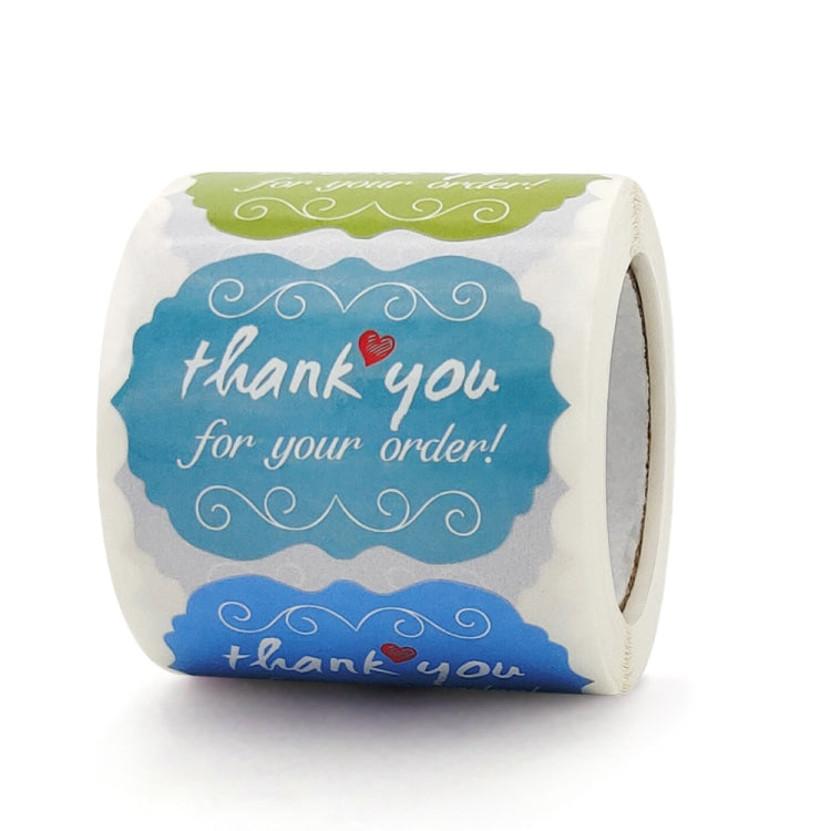 Thank You Sticker Seal Sticker Cake Decoration Label, Size: 50x35mm(K-112) - free shipping - PMC TechLife - Order now!