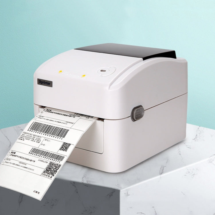 Xprinter XP-420B 108mm Express Order Printer Thermal Label Printer, Style:USB+LAN Port(UK Plug) - free shipping - PMC TechLife - Order now!