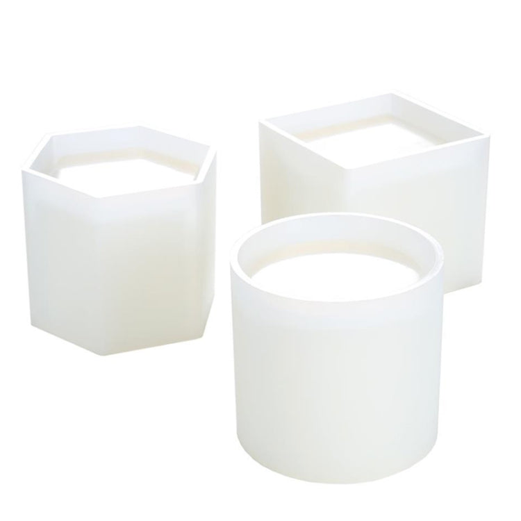 BM-02 Flower Pot Cup Pen Holder Silicone Mold(Square) - Arts & Crafts by PMC TechLife | Online Shopping South Africa | PMC TechLife