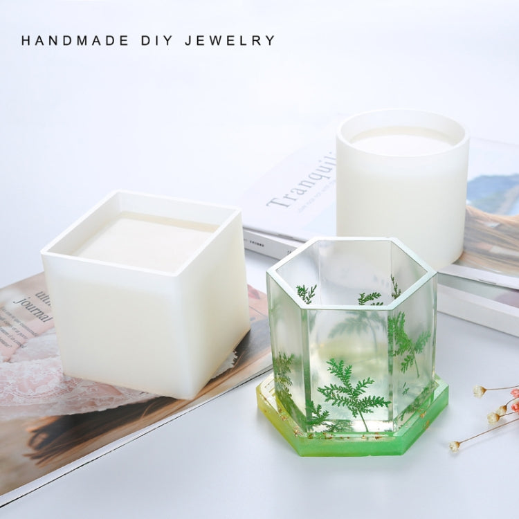 BM-02 Flower Pot Cup Pen Holder Silicone Mold(Square) - Arts & Crafts by PMC TechLife | Online Shopping South Africa | PMC TechLife