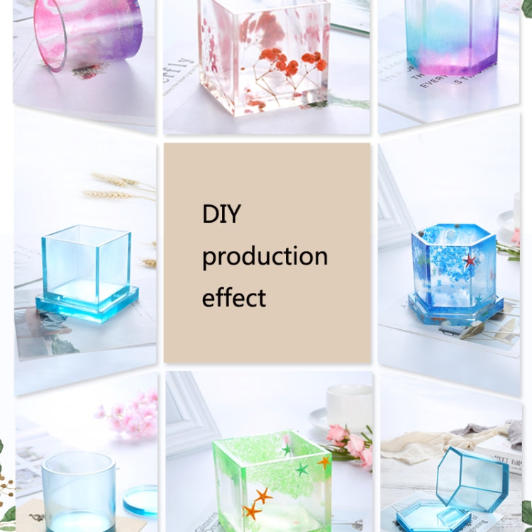 BM-02 Flower Pot Cup Pen Holder Silicone Mold(Square) - Arts & Crafts by PMC TechLife | Online Shopping South Africa | PMC TechLife