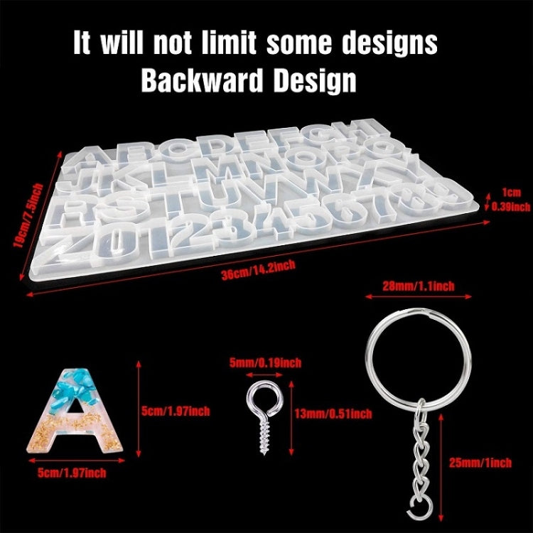 111PCS/Set DIY Mirror Silicone Pendant Mold, Crystal Epoxy Key Pendant Set(Mold) - Arts & Crafts by PMC TechLife | Online Shopping South Africa | PMC TechLife