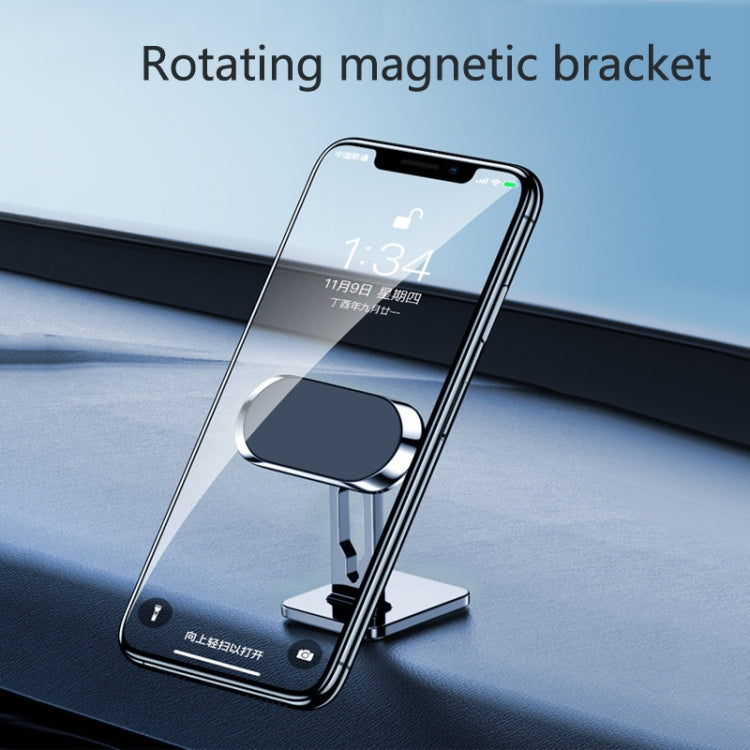 2 PCS Multifunctional Car Phone Holder Magnetic Suction Instrument Panel Navigation Suction Cup Holder, Colour: F6 Black - Car Holders by PMC TechLife | Online Shopping South Africa | PMC TechLife