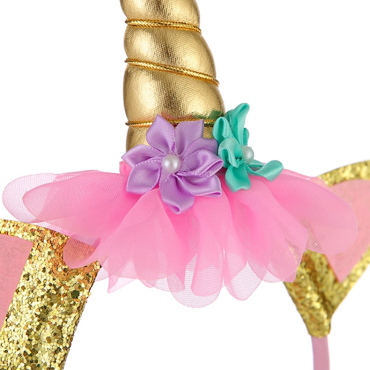 Unicorn Headband Children Birthday Festival Party Hair Accessories(Blue 1) - Holiday Decorations by PMC TechLife | Online Shopping South Africa | PMC TechLife