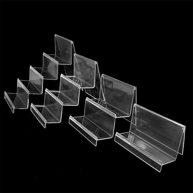 10 PCS Thickened Transparent Wallet Holder Plastic Phone Mask Display Stand Counter Display Stand,Specification: No. 3 3 Layer - Desktop Holder by PMC TechLife | Online Shopping South Africa | PMC TechLife