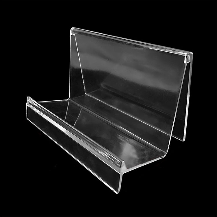 10 PCS Thickened Transparent Wallet Holder Plastic Phone Mask Display Stand Counter Display Stand,Specification: No. 4 1 Layer - Desktop Holder by PMC TechLife | Online Shopping South Africa | PMC TechLife