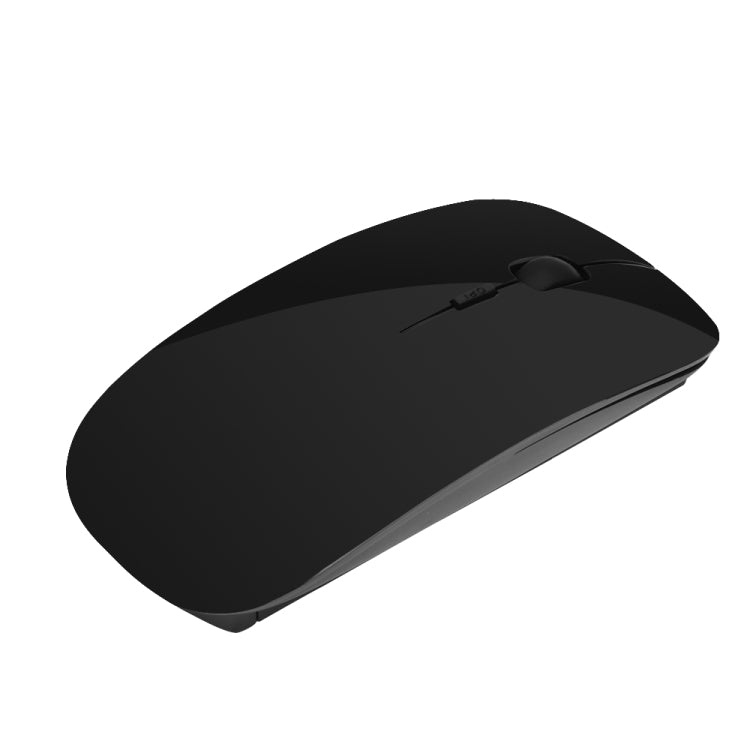 MF-822 2.4G Wireless Mouse 4 Keys Mute Office Ultra-Thin Mouse(Black) - Wireless Mice by PMC TechLife | Online Shopping South Africa | PMC TechLife