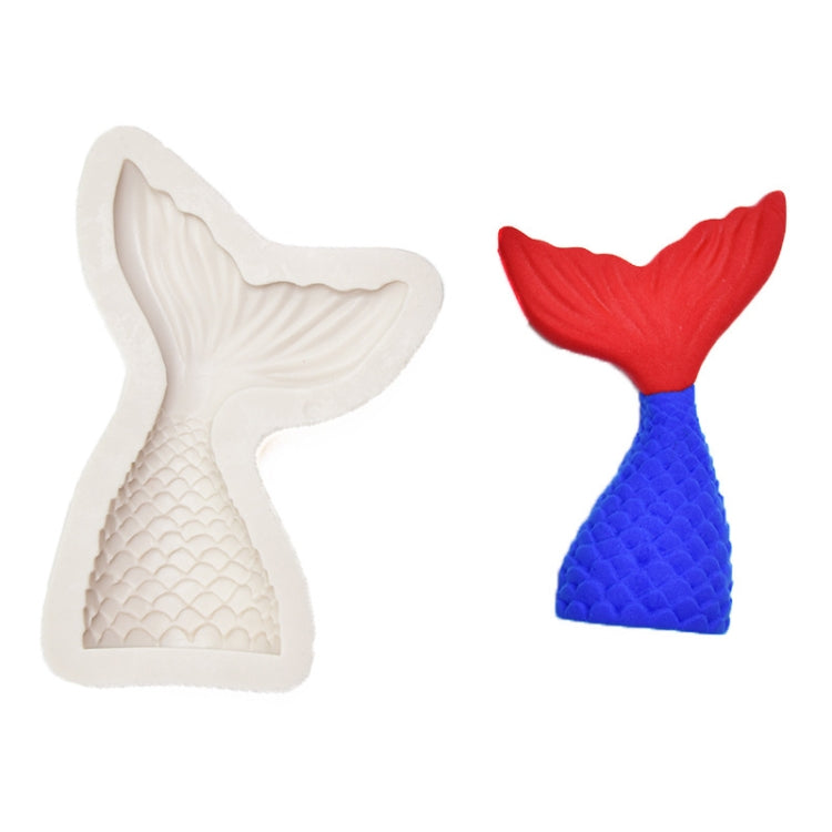 Mini Mermaid Tail Liquid Silicone Mold Fondant Baking Mold, Specification: Large (Gray) 15-94 - Food Molds by PMC TechLife | Online Shopping South Africa | PMC TechLife