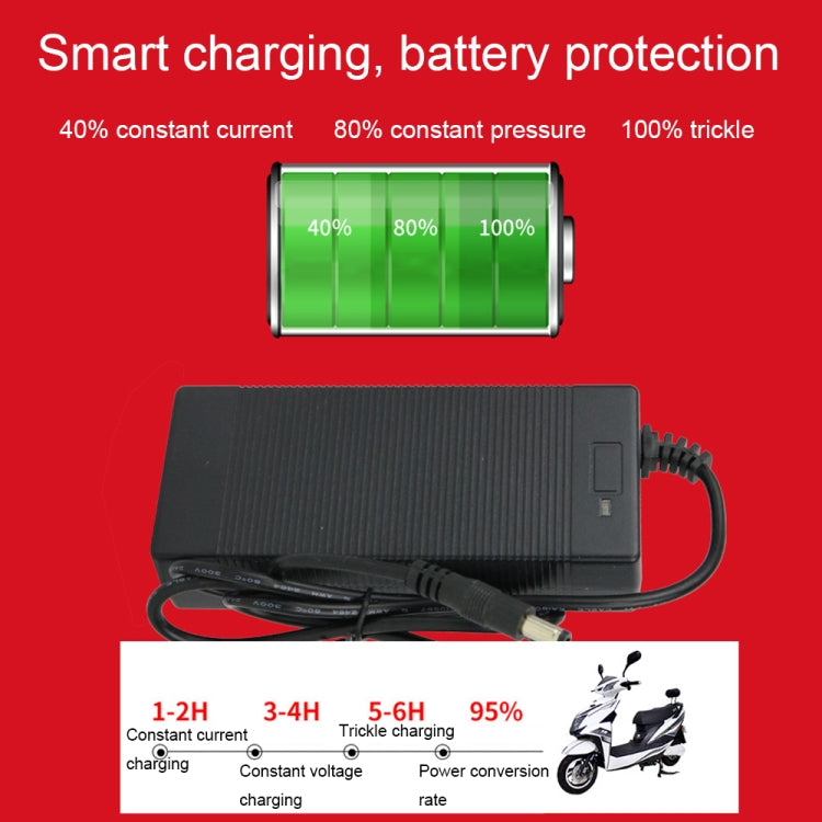 84W 42V/2A Electric Vehicle Smart Temperature Control Heat Dissipation Charger, Spec: Canon(UK Plug) - free shipping - PMC TechLife - Order now!