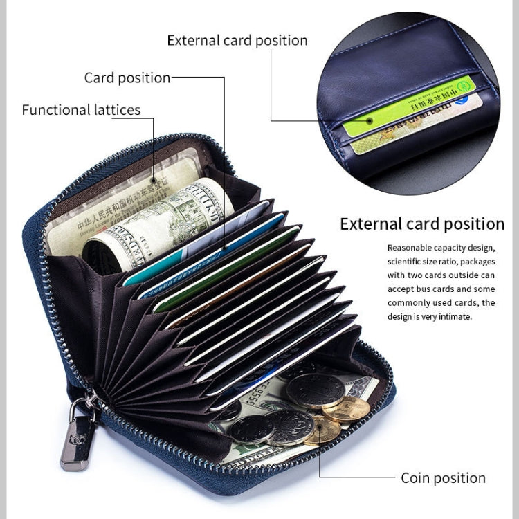 BULL CAPTAIN 05 Head Layer Leather Card Bag Men Casual Leather Driver License Card Package(Black) - Card & Passport Bags by PMC TechLife | Online Shopping South Africa | PMC TechLife