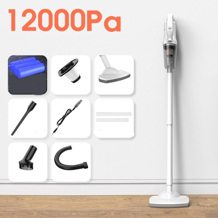 3 Section 11.1V + Drag Car Home High Suction Handheld Mute Wireless Vacuum Cleaner - Vacuum Cleaner by PMC TechLife | Online Shopping South Africa | PMC TechLife | Buy Now Pay Later Mobicred