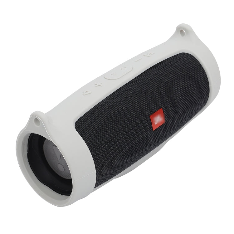 For JBL Charge 4 Bluetooth Speaker Portable Silicone Protective Cover with Shoulder Strap & Carabiner(Navy Blue) - Protective Case by PMC TechLife | Online Shopping South Africa | PMC TechLife