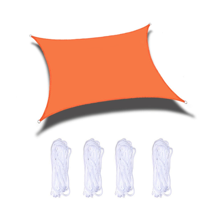 Outdoor Garden Sunshade Sail Waterproof Anti-UV Canopy, Size: 2m x 4m(Orange) - free shipping - PMC TechLife - Order now!