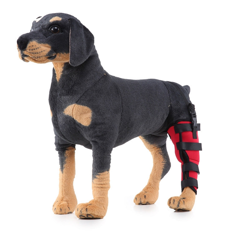 HJ19 Pet Surgery Rehabilitation Back Leg Protector Walking Aids, Size: S(Red Left Back Leg) - Pet Care by PMC TechLife | Online Shopping South Africa | PMC TechLife