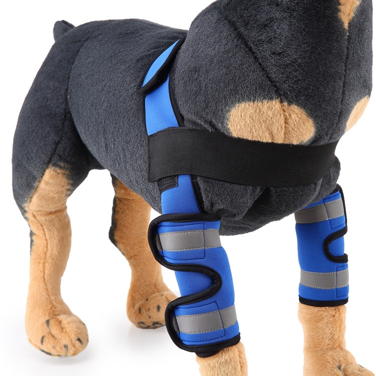 Pet Dog Leg Knee Guard Surgery Injury Protective Cover, Size: M(Anti-glory Model (Blue)) - Pet Care by PMC TechLife | Online Shopping South Africa | PMC TechLife