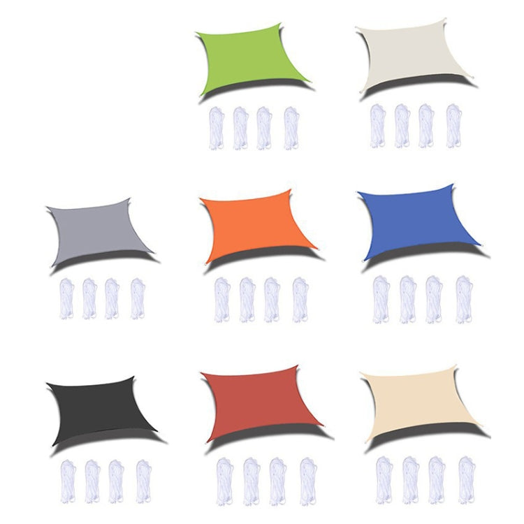 Outdoor Garden Sunshade Sail Waterproof Anti-UV Canopy, Size: 3m x 5m(Beige) - Tents & Accessories by PMC TechLife | Online Shopping South Africa | PMC TechLife