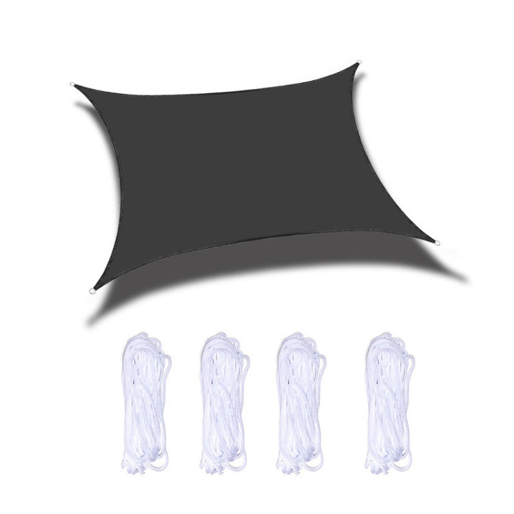 Outdoor Garden Sunshade Sail Waterproof Anti-UV Canopy, Size: 2.5m x 2.5m(Black) - free shipping - PMC TechLife - Order now!