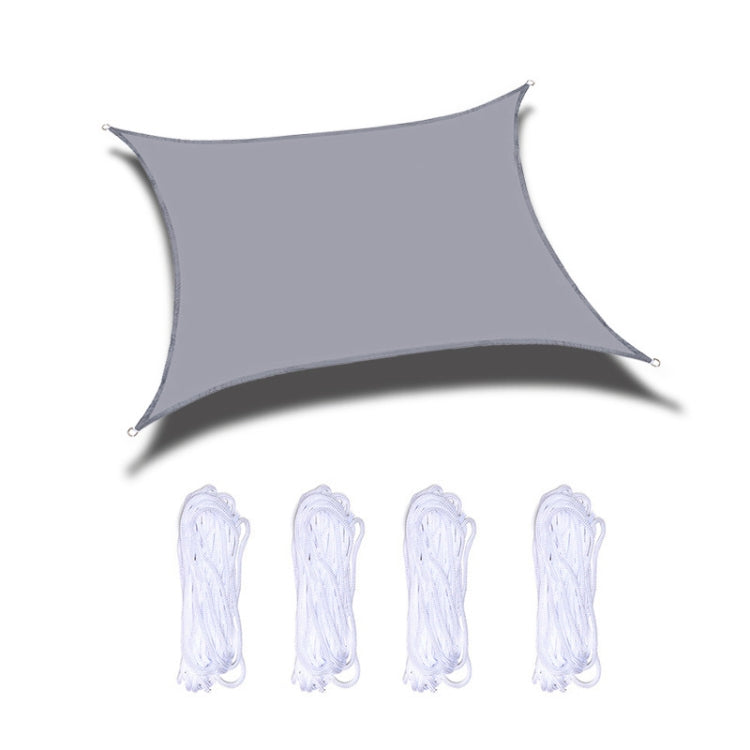 Outdoor Garden Sunshade Sail Waterproof Anti-UV Canopy, Size: 3.6m x 3.6m(Grey) - Tents & Accessories by PMC TechLife | Online Shopping South Africa | PMC TechLife