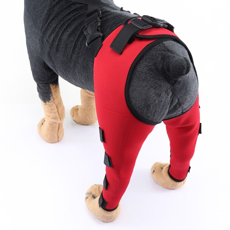 Pet Dog Leg Knee Guard Surgery Injury Protective Cover, Size: XS(Red) - Pet Care by PMC TechLife | Online Shopping South Africa | PMC TechLife