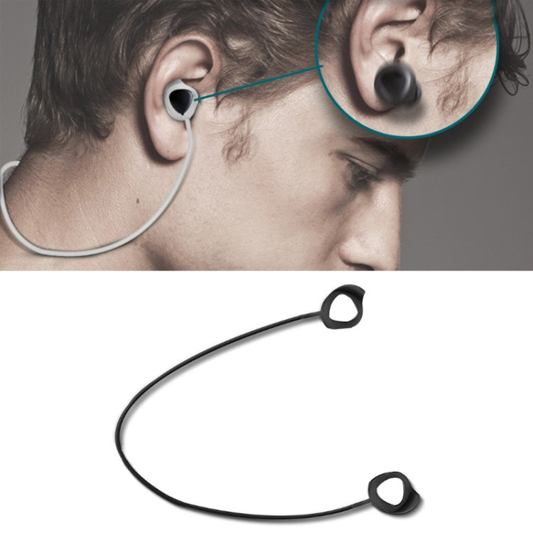 3 PCS Bluetooth Headphone Sports Silicone Anti-Lost Rope For Samsung GALAXLBuds 1 / 2(Black) - Anti-lost & Holder by PMC TechLife | Online Shopping South Africa | PMC TechLife