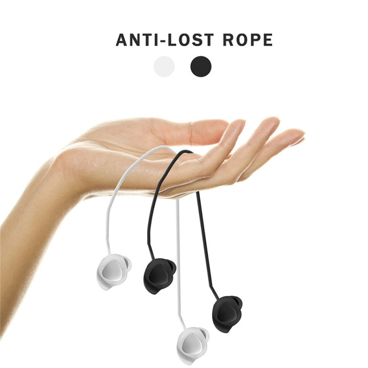 3 PCS Bluetooth Headphone Sports Silicone Anti-Lost Rope For Samsung GALAXLBuds 1 / 2(Black) - Anti-lost & Holder by PMC TechLife | Online Shopping South Africa | PMC TechLife