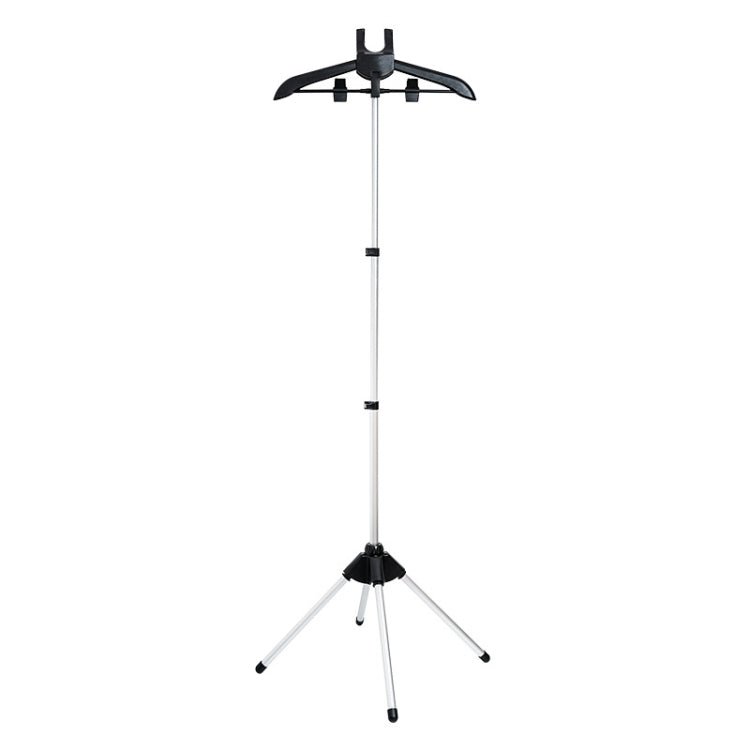 1.6m 3 in 1 Hanging Ironing Bracket Hanger Telescopic Metal Rod Mount(Black Hanger) - Garment Steamer by PMC TechLife | Online Shopping South Africa | PMC TechLife