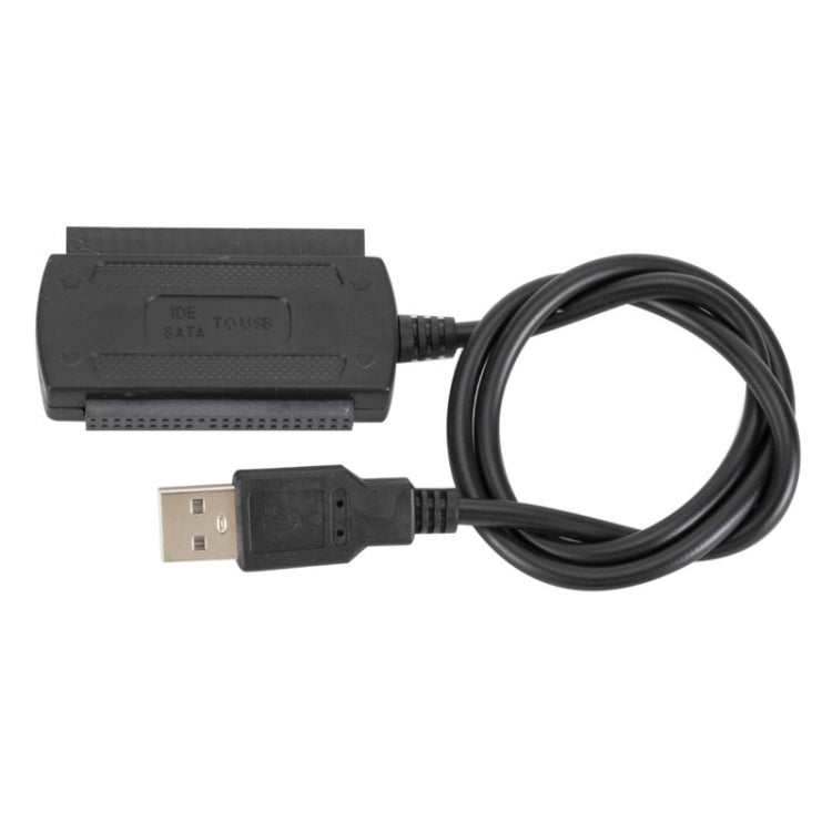 YP009 Three-Purpose USB to IDE/SATA Easy Drive Cable Hard Disk Drive Data Cable with Power Supply(UK Plug Set) - USB to IDE / SATA by PMC TechLife | Online Shopping South Africa | PMC TechLife