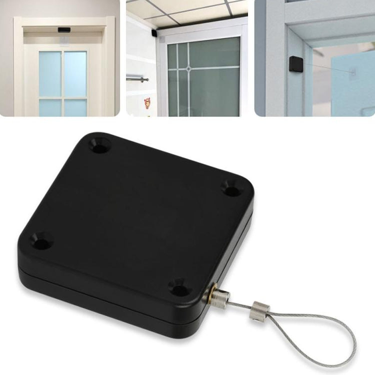 P093 Automatic Doorkeeper Telescher Door Closer Sliding Door Anti-Theft Box, Specification: 2nd Generation Black All Glue 800g 1m - Furniture Accessories by PMC TechLife | Online Shopping South Africa | PMC TechLife